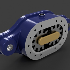 Gear_Pump.png Free 3D file Gear Pump・3D printing model to download