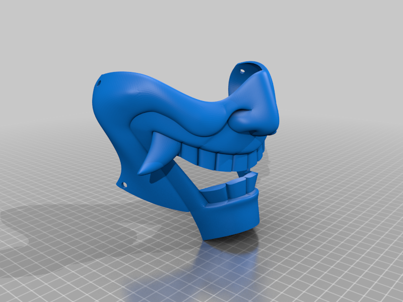 HalfMaskHoles.png Free STL file Blue Spirit Mempo・Design to download and 3D print, aandw92