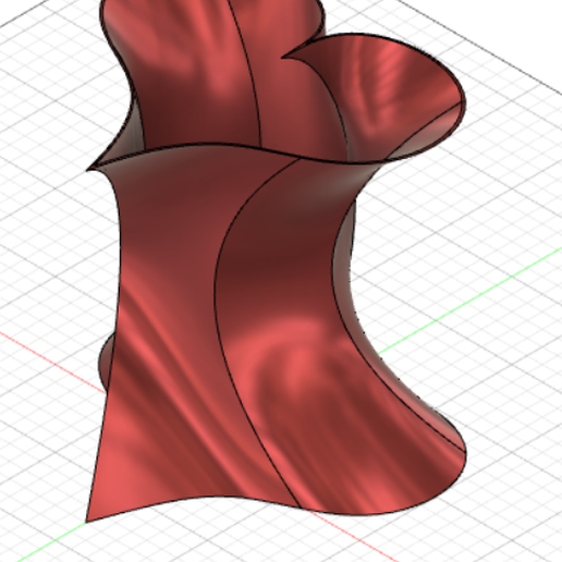Valentine's Day heart vase 3D model