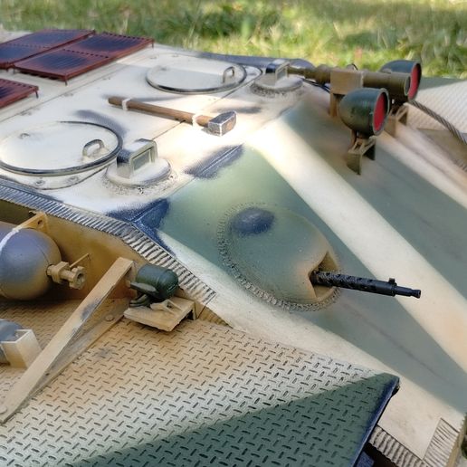 Réservoir modèle à léchelle VK 7201 K construit 1/35