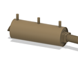 Exhaust-Left.png Semovente M42 Exhausts and Cover 1/35