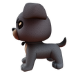 021.png Low-Poly Pup - Personnage de chien mignon pour le rigging et l'impression 3D