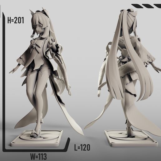 🦸 Sangonomiya Kokomi | Genshin Impact・ 3D File for 3D