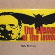 silent-lambs-silencio-corderos-pelicula-cine-vintage-anthony-impresion3d.jpg The Silent of the Lambs, The Silence of the Lambs, movie, film, vintage, Anthony Hopkins, sign
