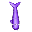 Chubby Flexi Narwhal.stl Lindo narval flexible