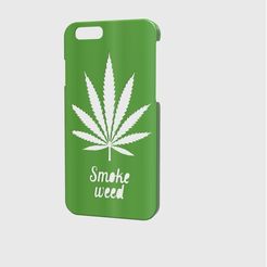 SmokeWeed.png Free 3D file Iphone 6 Smoke Weed・Design to download and 3D print, Alajaz