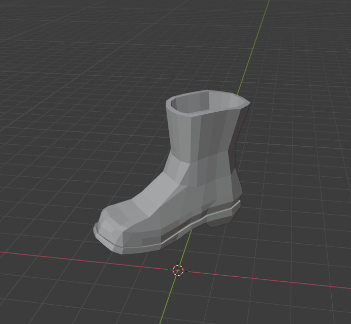 boot1.png Бесплатный OBJ файл Simple Low-Poly Boot・3D-печатный дизайн для скачивания, Adicus