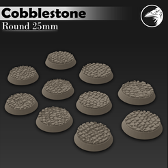 Cobblestone_Done.png FREE Cobblestone Bases 25mm
