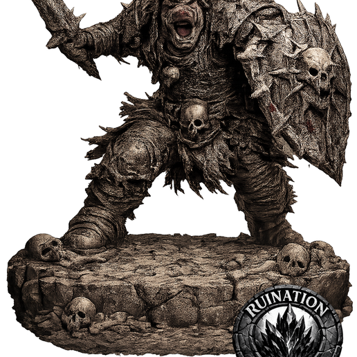 Pig faced Orc - Sword and Shield 3