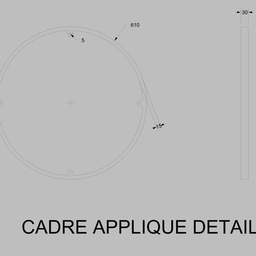 APPLIQUE4.jpg Fichier STL APPLIQUE MURALE DESIGN LED・Modèle à télécharger et à imprimer en 3D, kabil10