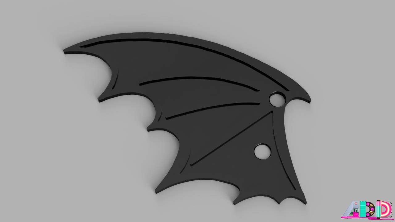 batwing shoes.jpg Free STL file Lace Up Bat Wings・3D printable model to download, amiedd
