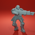 iron-front.png Archivo 3D Soldado veterano mercenario de la Guardia de Hierro・Design para impresora 3D para descargar