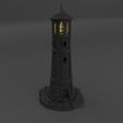 Medieval-LightHouse-5.jpg Medieval Lighthouse 28 MM Tabletop Terrain