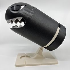 Bullet-9.jpg Free STL file (For use) Mario Bullet Bill Open Head Trash Can・Object to download and to 3D print