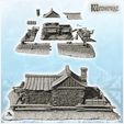 3.jpg Tailor's workshop with material and equipment (12) - Medieval Gothic Feudal Old Archaic Saga 28mm 15mm