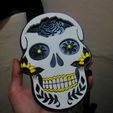 7eeb696c-3c11-4f67-87c8-2c6848ac49b1.jpg Skull Catrina Multiparts Wall mount