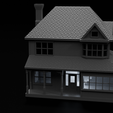 Syracuse1-6.png STL file N-Scale House 'Syracuse I' 1:160 Scale STL Files・3D printer design to download