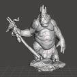 hobbitgoblinking2.jpg GOBLIN KING MINIATURE MODEL FOR FANTASY GAMES DND RPG
