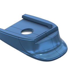 41.png STL file HK German P2000 SK Magazine Flat Floor plate -Low profiles・3D printable design to download