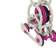 Image0005d.png Windup Bunny 2 With a PLA Spring Motor and Floating Pinion Drive