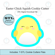 Etsy-Listing-Template-STL.png Easter Chick Squish Cookie Cutter | STL File