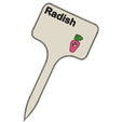 Radis_US_1.png Radish Signs / Labels for garden