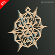 CLASSIC-Snowflakes_15.png Snowflakes Classic Tree Decoration