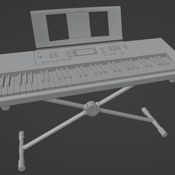 tecldado-1.png Fichier STL CLAVIER YAMAHA PRS-E343・Design pour imprimante 3D à télécharger