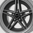 7.png Staggered Rims - Cheviot "Rebel" - Real Rims for Scale Model Cars (STL FILES)