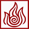 Firebending_emblem.png Avatar 4 Elements Wax Stamp Set + Handle
