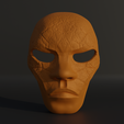 1.png Masquerade Party Face Mask - Human Face Mask 3D print model