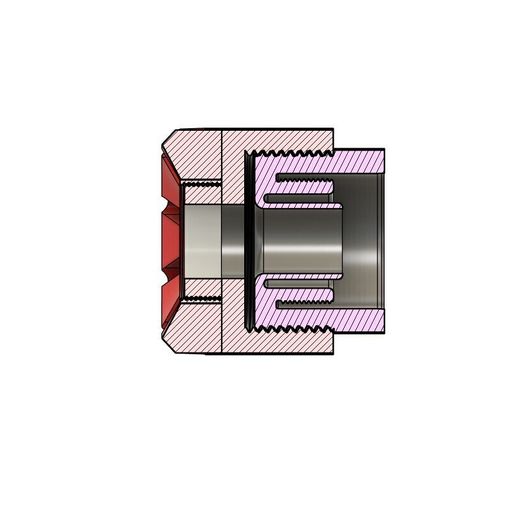 Blitz-v2-M39x2-adapter-with-donnyCap.jpg Hatsan Blitz adapter for 3D printable Saturn/Titan/Donny Suppressor system