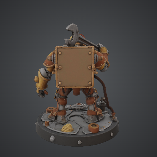 🤖 Steampunk Automaton Warrior – Clockwork Robot Fighter・Free STL File ...