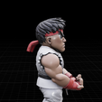 porte-Manette-street-fitghrt-02.png 🥋🔥 Ryu - Inspirado em Street Fighter | Figura 3D de suporte de cabo (Fan-Art)