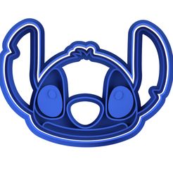 stitch-1-.138.jpg Fichier STL Visage de point COOKIE CUTTER・Plan à imprimer en 3D à télécharger