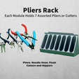 Pliers-Rack-Cover-Sheet.png Modular Rack for Pliers, Needle-Nose Pliers, Cutters, and Nippers