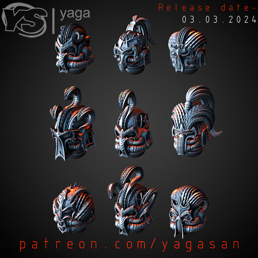 33.png Alpha Legion Heads KitBASH Pack