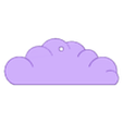 Simple cloud.stl STL file Gaetano - The swinging seagull・3D printing template to download