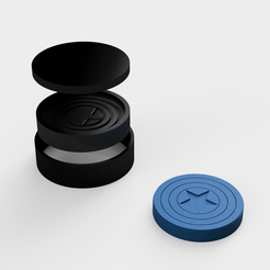 A3.png Fichier STL gratuit Moule pour bombes de bain Captain America・Design imprimable en 3D à télécharger