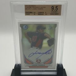 thumbnail_IMG_0621.jpg STL file Beckett Graded Card Display Stand・3D print object to download