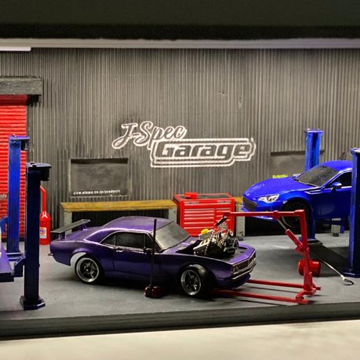 🏋️ Kyosho Mini Z Lifting Platform 4P/2P Scale 1/28 Diorama