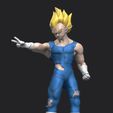 Preview_10.jpg Вегета Dragon Ball с печатью FDM