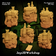 28mm Scale Modular Kit Pre-Supported Ks L Files Jays3D Workshop Eyebot Small Scrap Mech