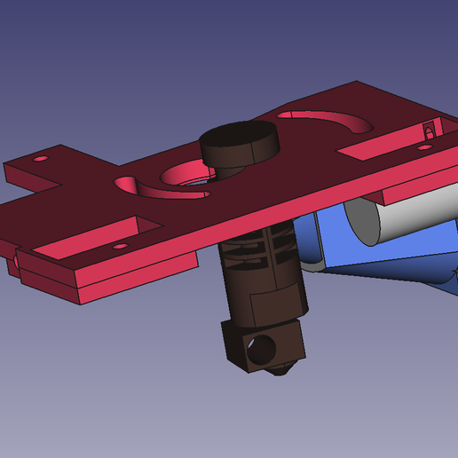 Download free STL file wade-jhead base for micro x-carriage • 3D ...