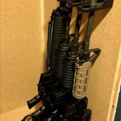 Gun-Rack-AR.jpg AR15 AR10 AR9 Shotgun Tactical Magpul Rifle Gun Rack Stands