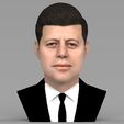 untitled.1482.jpg John F Kennedy bust ready for full color 3D printing