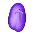 Tiw Runestone.stl STL file Anglo-Saxon Furthorc Rune Set・3D printable model to download