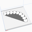 top-slicer.png Flexi Heart Chain - Articulate Print-In-Place Chain of Heart - No Supports!