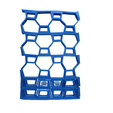 p4.PNG Collapsible Wall, Hexagon and Trapezoid Array, for Flexible Printing