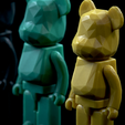 Untitled_Viewport_038.png Bearbrick Articulated Low poly faceted Articulated